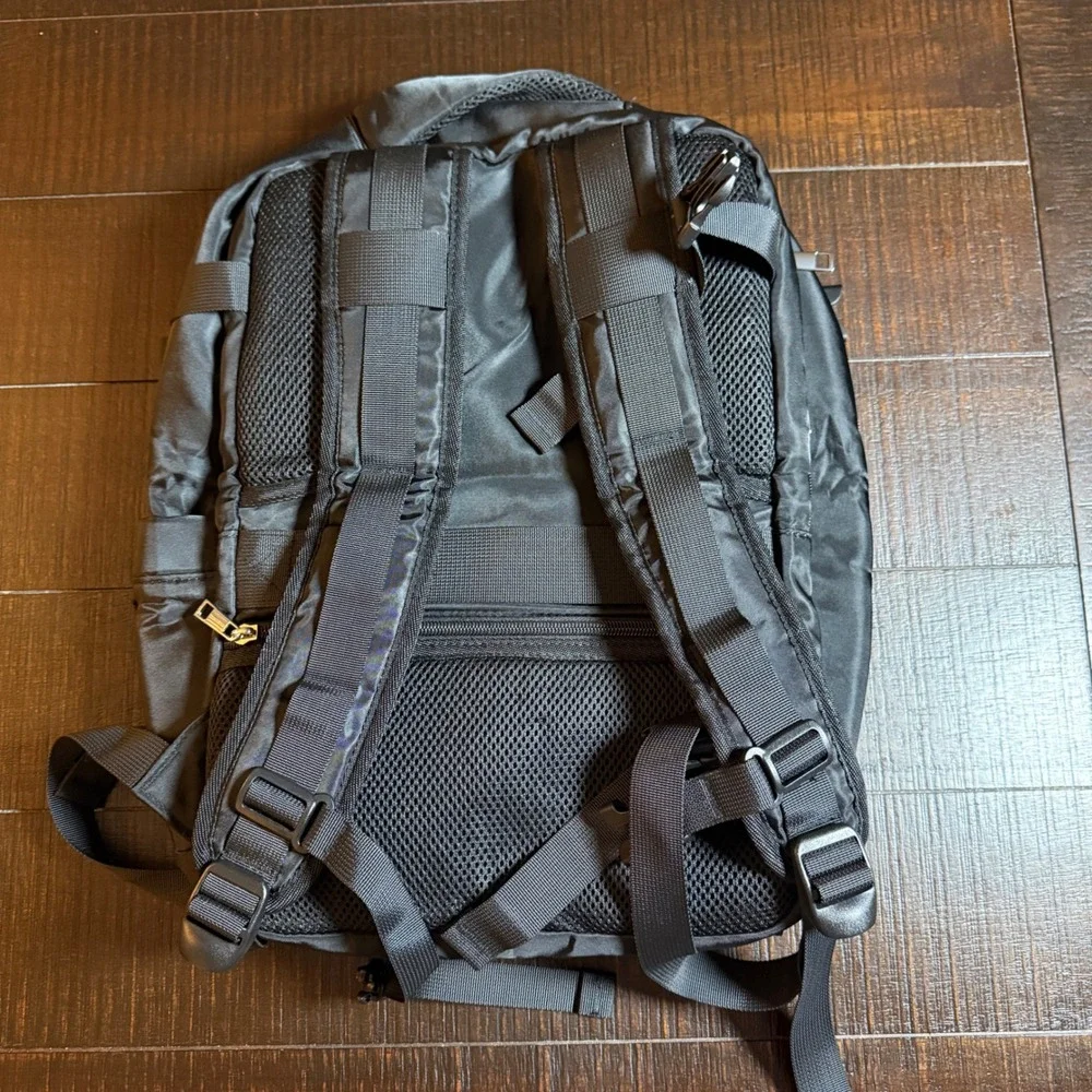 Maelstrom Expandable Travel Backpack Black Nylon Laptop Bag Carry On Luggage